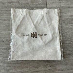 Basil Hayden canvas tote bag